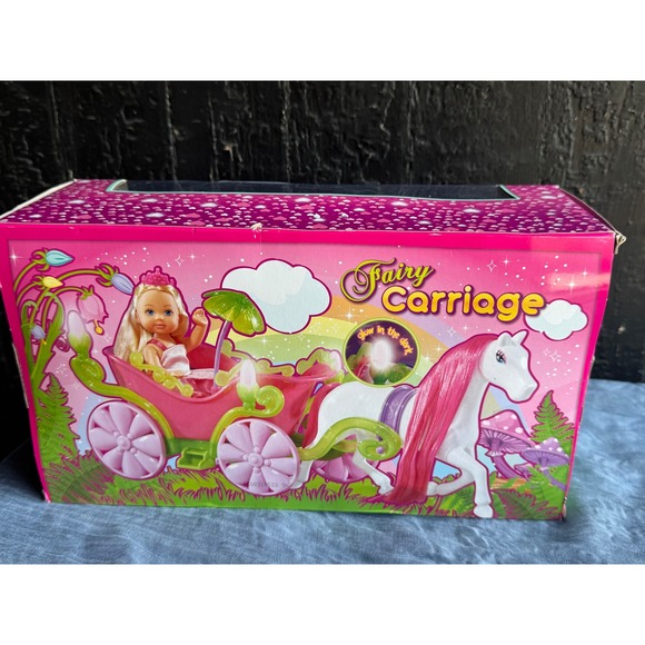 Simba Other - Simba Evi Love Fairy Carriage Doll Playset Horse Glow in the Dark NIB 105735754